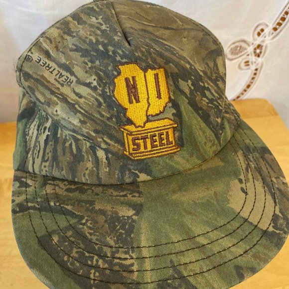 Realtree Green and Brown Camo NI Steel Adjustable Baseball cap - Picture 7 of 8